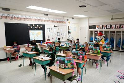 Class Reading Fire Safety Activity Book