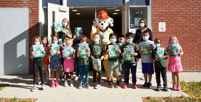 Sparky Visits School