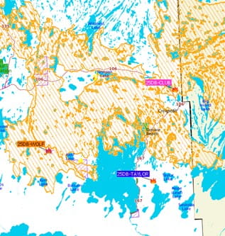 Map of WOLF Fire on June 18